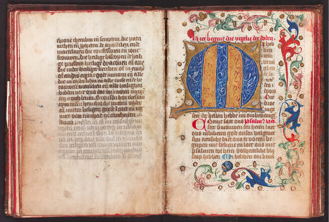 capital letter illuminated